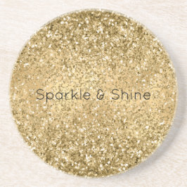 Gnistran Glitzy Guld Glam Glitter Underlägg