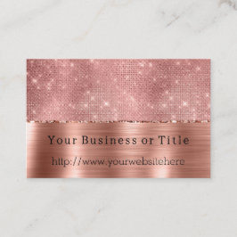 Gnistran Glitzy Ro Guld Visitkort