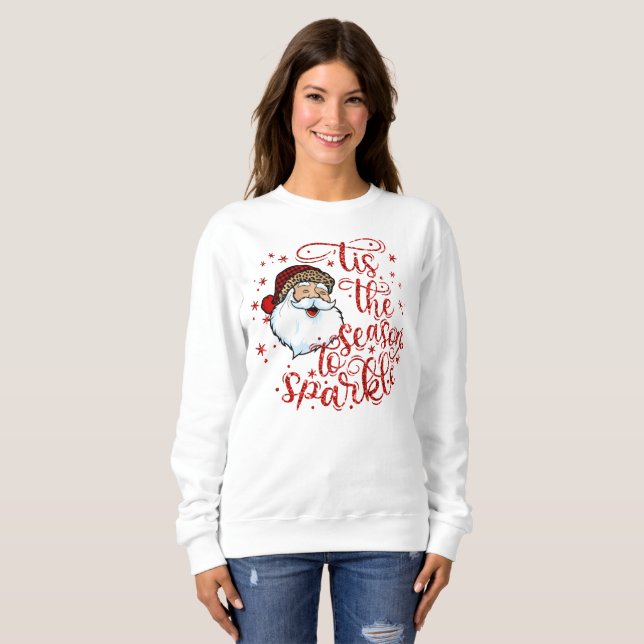Gnistran jul, jultomten ord art t shirt (Hel framsida)