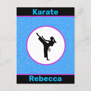 Gnistran Karate Girls Vykort