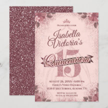 Gnistran Quinceanera Ro Guld Glitter