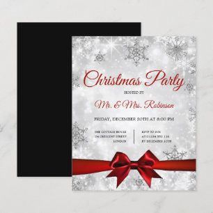 Gnistran Red Ribbon Party Silver