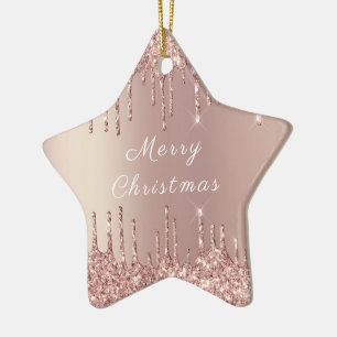 Gnistran Ro Guld Glitter, jultomter i Julgransprydnad Keramik