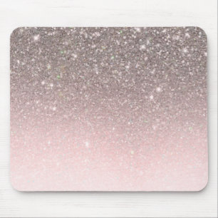 Gnistran silver och Rosa Glitter Glam Girly Musmatta