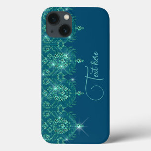 Gnistran Teal blue snöre elegant