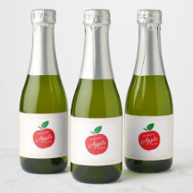 Gnistrande äppelcider baby shower