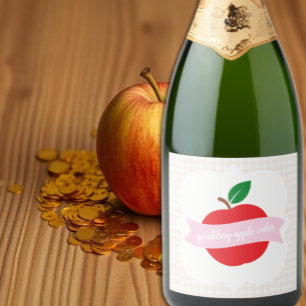 Gnistrande äppelcider flickors födelsedag