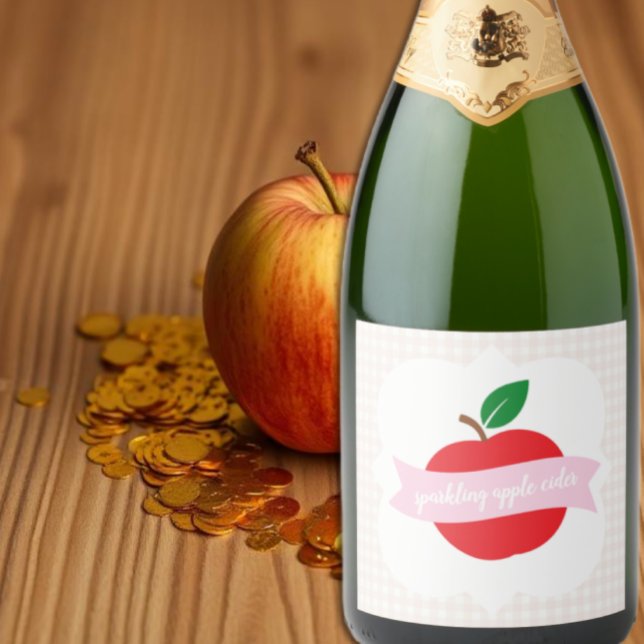 Gnistrande äppelcider flickors födelsedag (Skapare uppladdad)