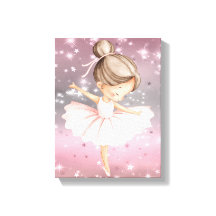 Gnistrande balett dansare canvas