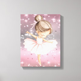 Gnistrande balett dansare canvas