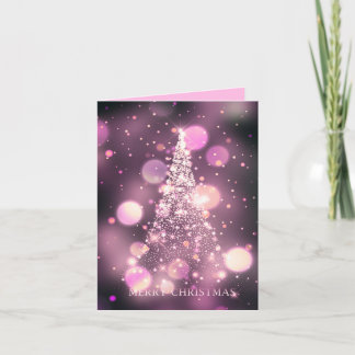 Gnistrande Bokeh Glad julgran Helgkort
