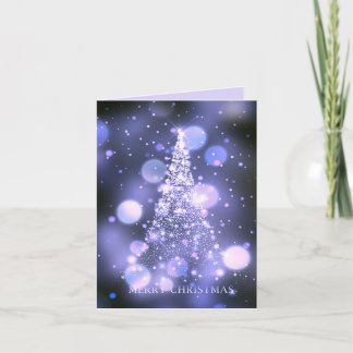 Gnistrande Bokeh Glad julgran Helgkort