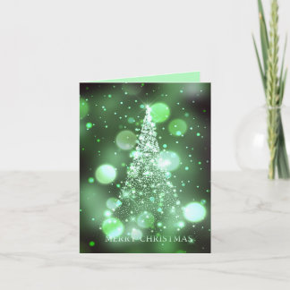 Gnistrande Bokeh Glad julgran Helgkort