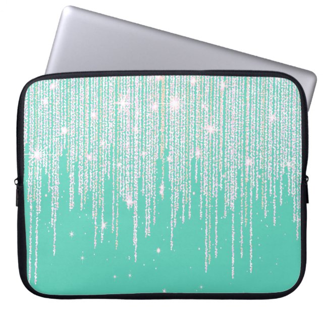 Gnistrande design laptop fodral (Framsidan)