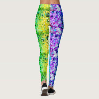 Gnistrande färger på skräddarsydda moderna smycken leggings