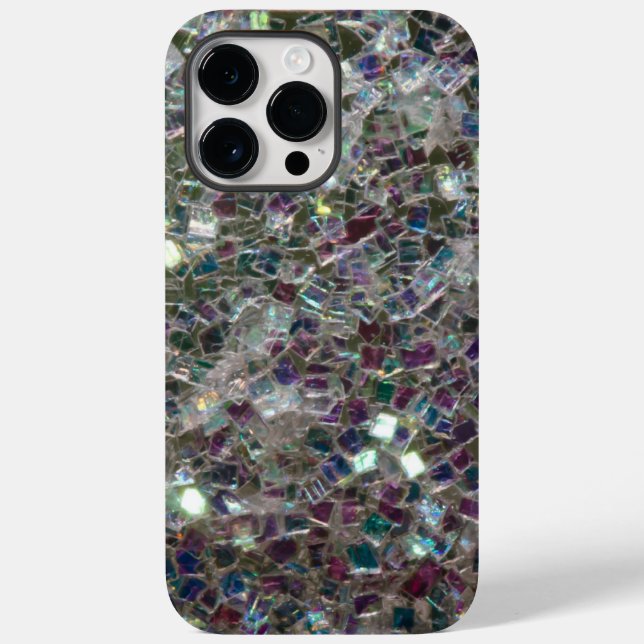 Gnistrande färgrik silvermosaik (Baksida)