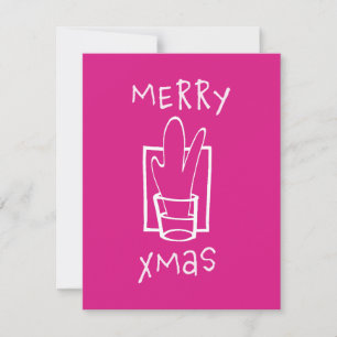 Gnistrande God Jul Julkort