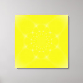 Gnistrande Gul Canvastryck