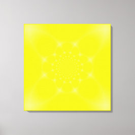 Gnistrande Gul Canvastryck