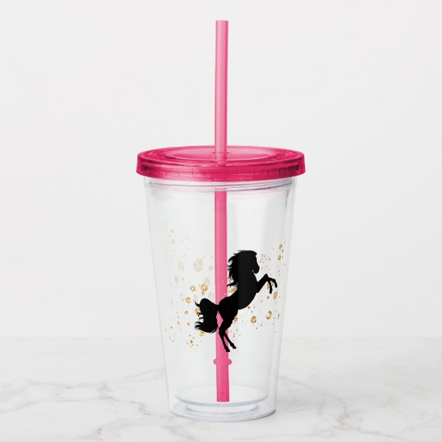 Gnistrande häst take away mugg (Framsida)