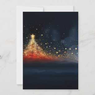 Gnistrande julgran 7 inbjudningar