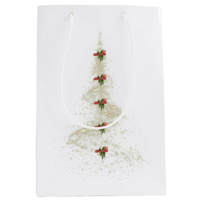 Gnistrande julgran presentpåse (Framsidan)
