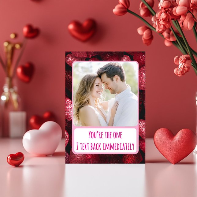 Gnistrande Kärlek Jag Svarar Dig Direkt Foto Helgkort (Skapare uppladdad)