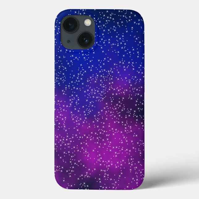 Gnistrande Kosmisk Natt Himmel Estetisk Telefonfod (Baksida)