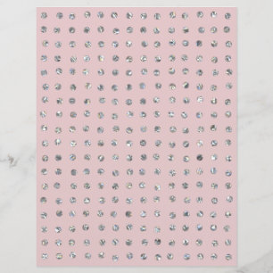Gnistrande kristallglitterprickar Scrapbookpapper