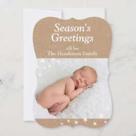 Gnistrande ljus högtidskort julkort