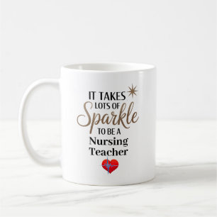 Gnistrande present till sjuksköterskelärare kaffemugg