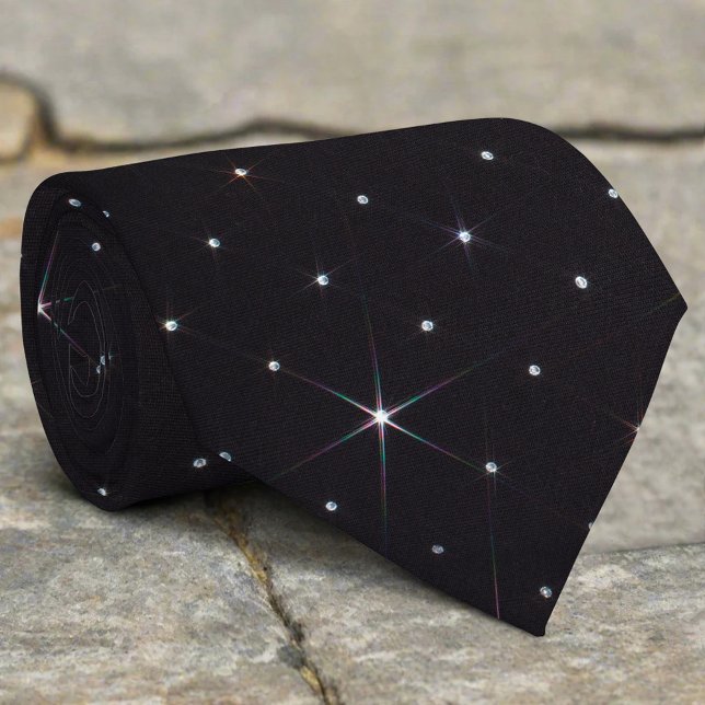 Gnistrande Rhinestone Blank Diamant Svart Material Slips (Skapare uppladdad)