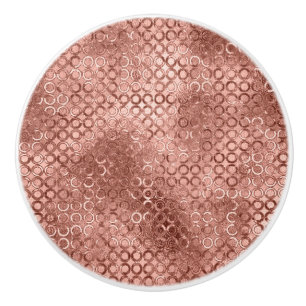 Gnistrande rosa guld cirklar rosa lyx gnist knopp