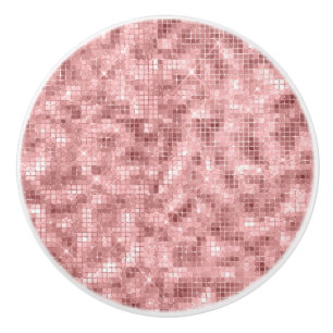 Gnistrande rosa guld lyxig glans flickaktig knopp