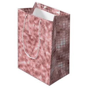 Gnistrande rosa guldrosa lyx gnist flickig fest