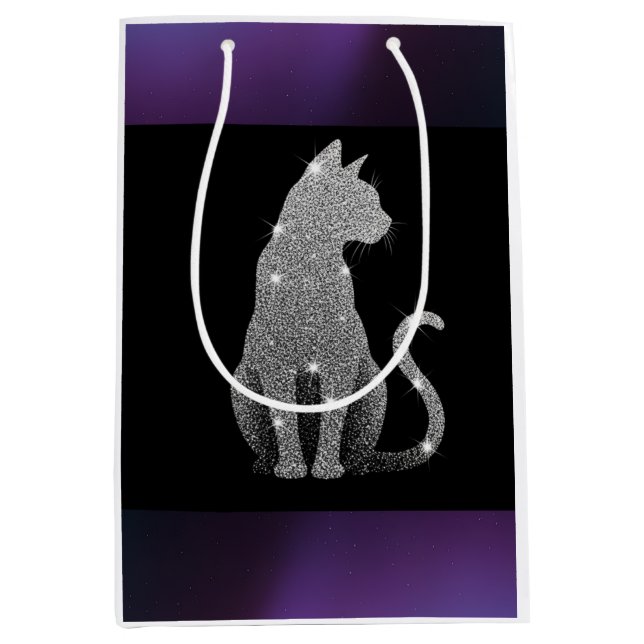 Gnistrande Silver Katt (Framsidan)