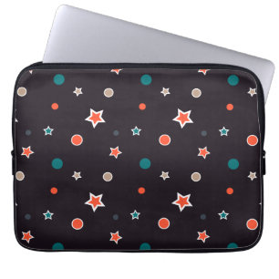 Gnistrande stjärnor laptop fodral