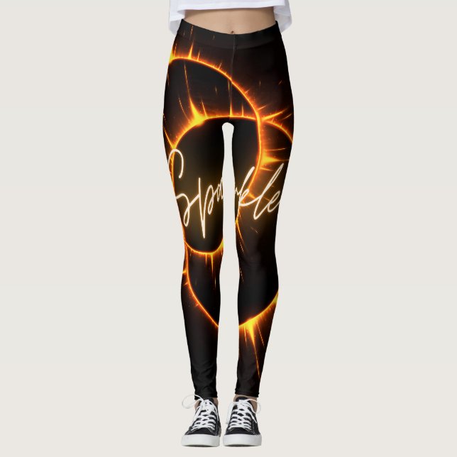 Gnistrans utformning leggings (Framsida)