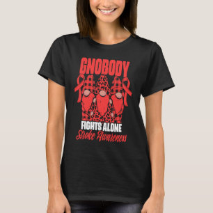 Gno Fights Ensam Gnome Stroke Survivor Stroke T Shirt
