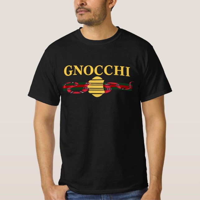 Gnocchi herr Gnocchi dam  T Shirt (Framsida)