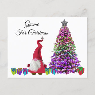 Gnoel the Scandi Gnome - Gnome for jul Helg Vykort
