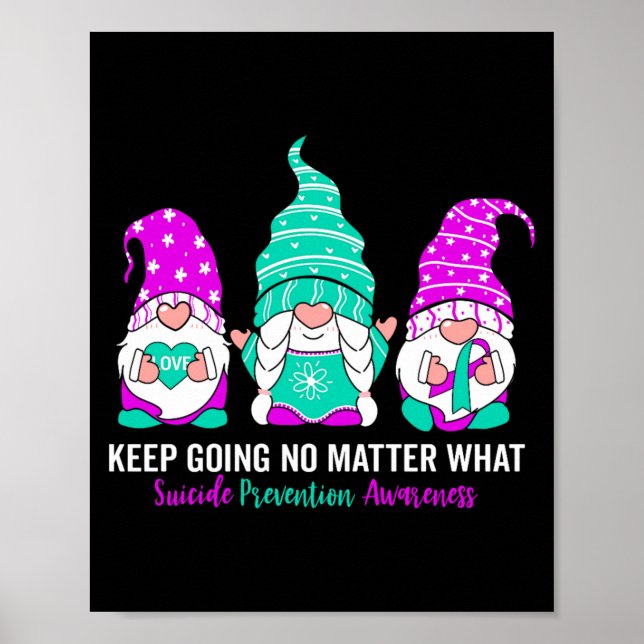 Gnom för medvetenhet om förebyggande av psykisk hä poster (Framsidan)