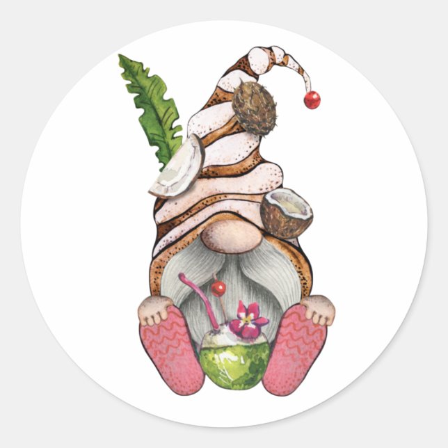 Gnom Runt Klistermärke (Framsida)