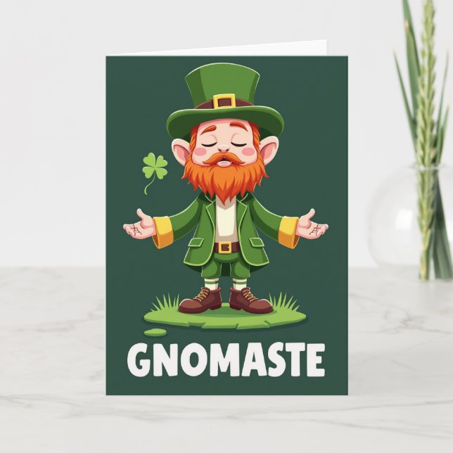 Gnomaste Welcome Friend Card Kort (Framsida)