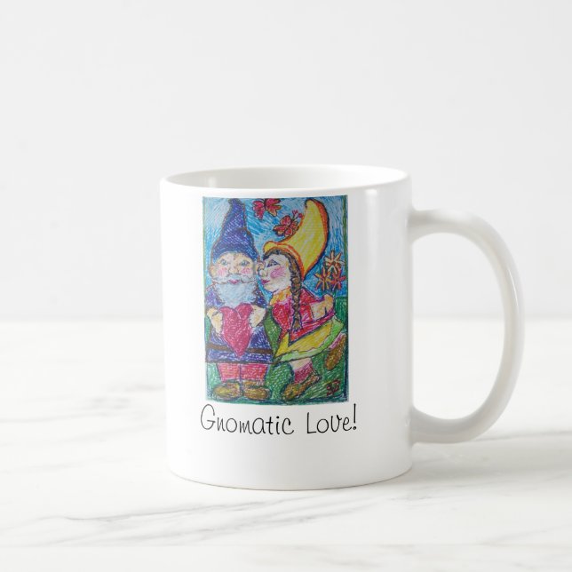 Gnomatic kärlek! kaffemugg (Höger)