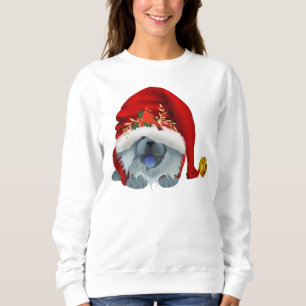 GNOME 4 CHOWLIDAYS - Blå Chow  sweatshirt T Shirt