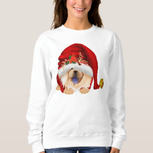 GNOME 4 CHOWLIDAYS - Röd Chow sweatshirt T Shirt