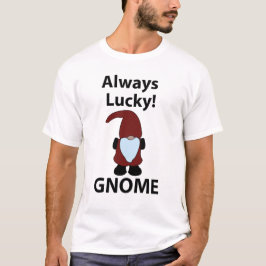 Gnome Alltid Lucky Gnome T Shirt