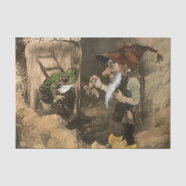 "Gnome and Frog in a Burk" av Heinrich Schlitt