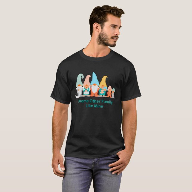 Gnome Annan familj, som min egen familj Unisex T Shirt (Hel framsida)